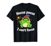 ADHD Umorismo Iperattività Disturbo Hocus Pocus I Cant Focus Maglietta