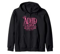 ADHD Una Diva ha distrazione Donne Divertente Felpa con Cappuccio