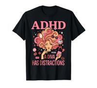 ADHD Una Diva ha distrazioni Maglietta