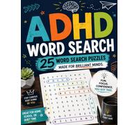 ADHD Word Search: 25 Word Search Puzzles Made for Brilliant Minds