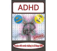 ADHD: Word Search Puzzle with Easy-to-Read print about games, Hyperactivity, Life, and much more. | 6x9 inches, 110 pages | 50+ puzzles... Perfect ... Kids, Seniors, Teachers Newleyweds and More