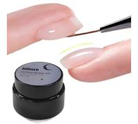ADHERE Gel costruttore di cristalli ghiacciati da 25 g, multiuso: colla per strass e gel professionale per extension per unghie, per ispessimento, scolpire, allungare, lampada LED/UV necessaria per la
