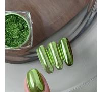 ADHERE Polvere Specchio Cromo - Polvere Cromo Magica, Finitura Metallica Iper-Riflettente, Effetto Specchio in 10 Secondi per Gel/DIY/Unghie Press-On 1g (Tutto Prospera)