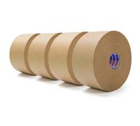 Adhes 4 Rotoli Di Nastro Adesivo In Carta Kraft A Base D'Acqua, Marrone