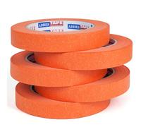 ADHES 5 Rotoli Arancione Nastro di Carta per Mascheratura - 18MM X 50M