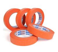 ADHES 5 Rotoli Arancione Nastro di Carta per Mascheratura - 24MM X 50M