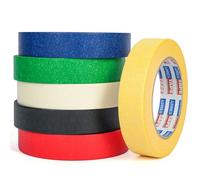 ADHES 6 Rotoli Nastro Adesivo Colorato, nastro di mascheratura Scrivibile, set di nastri adesivi colorati per pittori, Per Diario Di Pittura 1inchx55Yds（25mmx50m）