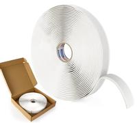 ADHES Butyl Seal Tape, 1/2" x 30' x 1/8" Repair Tape for RV, Trailer, Motorhome, Window, and Vent Sealing, White, 5 Rolls
