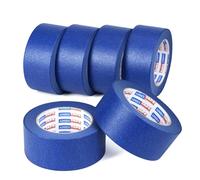 ADHES Nastro Adesivo Da Pittore Blu Per Dipingere, Nastri Per Mascheratura Multiuso,Bordi Puliti, Nessun Residuo, 48mm X 55m, 6 Rotoli