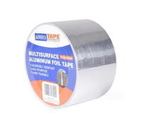 ADHES Nastro Adesivo in Alluminio per Riparazioni, Resistente da 80°C a 100°C, Nastro Sigillante alte temperature 75mm x 50m