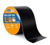 ADHES Nastro Butilico Sigillante Impermeabile, 100mm x 15m, Resistente alle Intemperie Nastro per Travetti per Deck, Ideale per Piattaforme in Legno, Travi, Tetti
