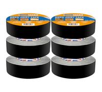 ADHES Nastro Butilico Sigillante Impermeabile, 40mm x 15m, 6 Rotoli Resistente alle Intemperie Nastro per Travetti per Deck, Ideale per Piattaforme in Legno, Travi, Tetti