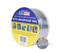 ADHES nastro butilico sigillante nastro in alluminio argento impermeabile autoadesivonastro adesivo impermeabile riparazione nastro, Nastro in alluminio super resistente per crepe (50 mm x 5 m)