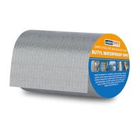 ADHES nastro butilico sigillante nastro in alluminio argento nastro butilico impermeabile autoadesivonastro adesivo impermeabile riparazione nastro, 20cm x 5m