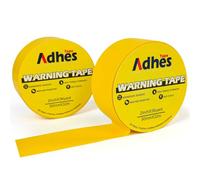 ADHES Nastro di avvertimento di sicurezza 2 rulli 50mm x 32m giallo