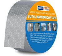 ADHES - Nastro Di Tenuta in Butilico, Impermeabile, per Riparazione, Tetto Piatt