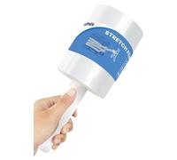 ADHES TAPE Pellicola Imballaggio Trasparente 13cm x 304m 1 Roll 80 Gauge Plastica Pellicola Protettiva, Pellicola per Imballaggio Per Pallet e Pellicola Termoretraibile, Traslochi Wrap