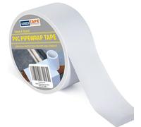 ADHES Vinile Nastro Di Sigillante, Resistente all'Acqua PVC Nastro per Avvolgimento Tubi Per La Sigillatura E La Protezione Dalla Corrosione Dei Tubi, 50 MM x 33 M, bianco