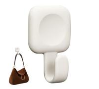 Adhesive Bathroom Hooks, Wall Stick On Bendable Holder Hanger, Heavy Duty