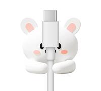 Adhesive Cable Holder, Silicone Cord Clamp, USB Extension Clip with Capybara Feature, Flexible Wire Keeper, Animal Organizer with Durable Build, Appliance Management for Home and Car