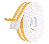 Adhesive Foam Tape - Weatherproof Door Strip, Soundproofing Insulation Gasket,Draftproof Window Ribbon | Collision Buffer Cushion, Basement Car Air Conditioner Cabinet Pipe Home Garage Weather Seal