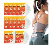 Adhesive Heat Patches, Self-Heating Waist Warmer, Portable 10X Neck and Shoulder Heating Pads, Effective Discomfort Relief Patches for Waist, Back, and Muscle