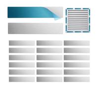 Adhesive Metal Plate - Magnetic Mount Plate, Steel Strip with Strong Sticky Backing, Mounting Pad with Slim Flat Design, Magnetic Mount Accessory Kit, Stick on Metal Plates for Cabinet Door