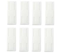 Adhesive Punch-Free Socket Holder, 2025 New Self-Adhesive Desktop Socket Fixer, Strong Wall Mount Power Strip Organizer, Wall Mount Cable Management Power Strip Holder (White,8Pcs)