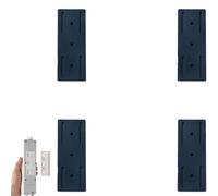Adhesive Punch-Free Socket Holder, Adhesive Power Strip Holder with Cord Clips, Removable cord management, Universal Socket Mount for Tile/Wood Walls (#1)