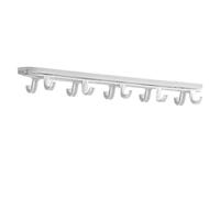 Adhesive Wall Hook, Adhesive Coat Hanger, Bathroom Wardrobe Hook, Space Saving Closet Hook, Pull Out Closet Hook, Adjustable Coat Hanger, Adhesive Hook Suitable Use for Wardrobe