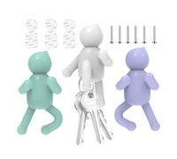 Adhesive Wall Hook - Wall Hooks Decorative | Hangers Decorative | Heavy Duty Organizer Door Hooks Walls Mounted | Utility Walls Hook | 3 Hotel Adhesivê Towel Hotel Abito