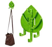 Adhesive Wall Hooks - Strong Adhesive Leaves Shape Storage,Wall Mount No-Drill Hooks | for Hats Keys Jackets Clothes Scarves Purses Bags Entryway Bedroom Bathroom