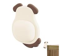 Adhesive Wall Protector, Silent Self-Adhesive Door Bumper 2.95x3.54 inches, Shock-Absorbing Anti-Collision Pad, Cute Cartoon Animal Design, Damage Prevention for Home, Restaurant, Bedroom Walls and Do