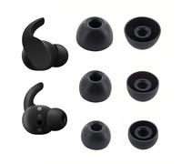 Adhiper Auricolari di Ricambio per Beats Fit PRO, Studio Buds e Studio Buds+ - 3 Paia, Taglie S/M/L, Punte in Silicone Morbido, Riduzione del Rumore e vestibilità Comoda e Sicura (Nero)