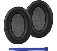 Adhiper Cloud III Cuscinetti Auricolari di Ricambio per Cuffie HyperX Cloud Stinger/Cloud Flight/Cloud II/Cloud III/Cloud Pro/Cloud Alpha/Cloud Core/Cloud Mix - Pelle Proteica e Memory Foam (Nero)