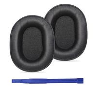 Adhiper Cuscinetti auricolari M50X compatibili con Audio-Technica ATH M50X / M50xBT2 / M40X / M30X / M20X / M10X / MSR7 / SX1 / ATH-ANC9 (nero)