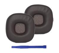 Adhiper Major V Padiglioni auricolari compatibili con Marshall Major V Wireless Cuffie, cuscinetti di ricambio in morbida pelle proteica e memory foam (marrone)