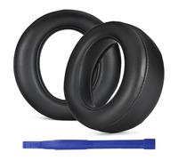 Adhiper PS Pulse Elite - Auricolari di ricambio compatibili con cuffie Sony PS Pulse Elite (PS Pulse Elite), cuscinetti di ricambio in comoda pelle proteica e memory foam (nero)