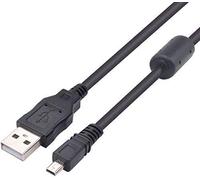 Adhiper uc Cavo USB Sostituzione Fotocamera Canon UC-E16, UC-E17 Compabile Nikon D750, D5300, D7200, D3200, Coolpix L340, L32, A10, P520 (1,5'