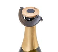 AdHoc FV52 tappo denso per champagne e champagne GUSTO, plastica/silicone, nero e oro