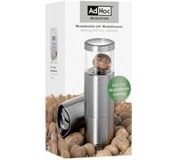 AdHoc Geschenkset 1x manuelle Muskatmühle MUSKATINO, 3x Muskatnuss inklusive