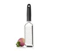 AdHoc Giano Maxi grattugia a 2 vie, grattugia per verdure su entrambi i | Grattugia da cucina in acciaio inox per frutta e formaggio, manico antiscivolo, custodia protettiva, grattugia grossa