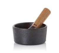 ADHOC MORTAIO IN GHISA E LEGNO CAMO.12 CM 12 X 6