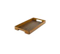 ADHOC Vassoio da portata SERVE 60x31 cm marrone