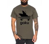 Adi Goku - Maglietta da uomo Dragon Master Son Ball Vegeta Turtle Roshi Db, cachi, 3XL