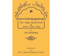 Adi Sankara Nome H Ramamoorthy Svatmanirupanam (Tascabile)