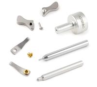 Adibbo Set di 2 molle e cam, riparazione per accendini Zippo, set di ricambio completo con accessorio di montaggio