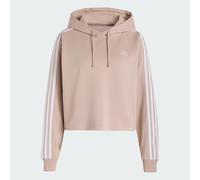 Adicolor 3-Stripes Short Hoodie Wonder Taupe S