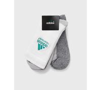 Adidas 2 PAIRS CREW SOCKS men Socks white in taglia:M