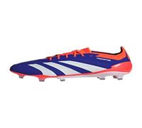 Adidas 24 tacchetti da calcio Elite Low Firm Ground, Blu Lucido Nuvola Bianca Solare Rosso, 40 2/3 EU
